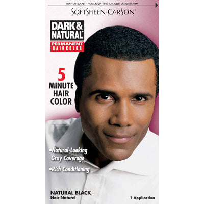 DARK & NATURAL MENS 5 MINUTE HAIR COLOR NATURAL BLACK