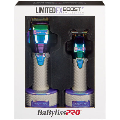 BABYLISSPRO FX PREPACK BOOST+ CLIPPER & TRIMMER IRIDESCENT