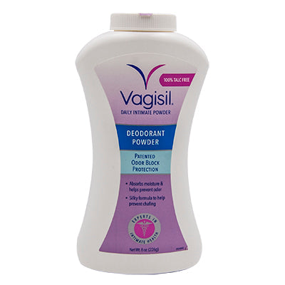 VAGISIL DEODORANT POWDER 8 OZ