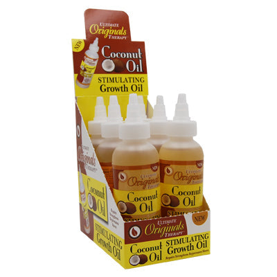 ULTIMATE ORIGINALS GROWTH OIL 4 OZ COCONUT (DL/6)