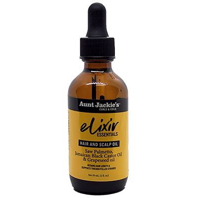 AUNT JACKIE'S ELIXIR OIL 2 OZ  SAW PALMETTO & JBCO (DL/6)