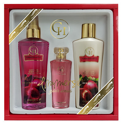 CONCEPT II HEAD TO TOE GIFT SET FORBIDDEN APPLE(MIST/LOT/EDT)