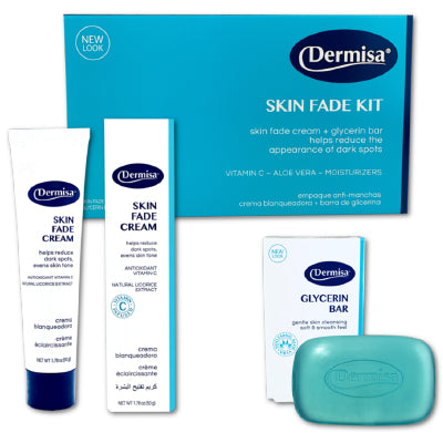 DERMISA SKIN FADE CREAM KIT    w/GLYCERIN BAR