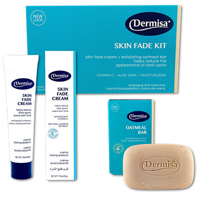 DERMISA SKIN FADE CREAM KIT    w/OATMEAL BAR