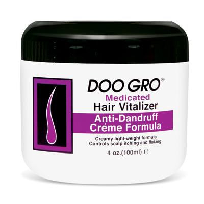 Doo Gro Med.Hair Vitalizer 4 oz Mega Thick Anti Dandruff Cre