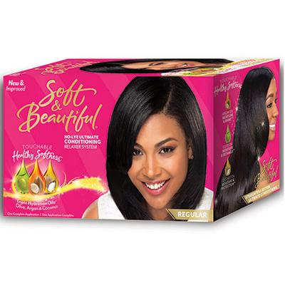 Soft & Beautiful No Lye Relaxer Kit Regular (1 Ap)