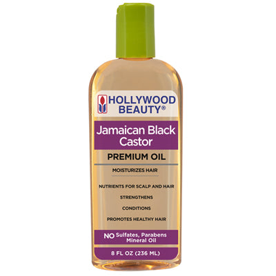 HOLLYWOOD PREMIUM OIL 8 OZ JAMAICAN BLACK CASTOR OIL