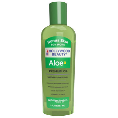 HOLLYWOOD OIL 3oz ALOE OIL (DL/6) BONUS