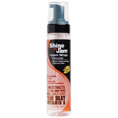 AMPRO SHINE N JAM FOAM WRAP    MOUSSE 8 OZ SUPREME HOLD (CS/6)