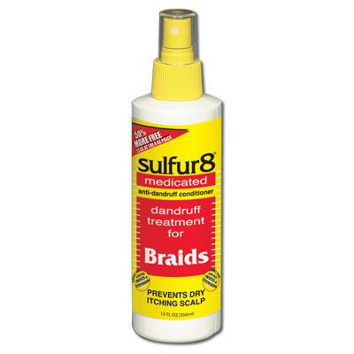 Sulfur 8 Braid Spray 12 oz Medicated Treatment #25204454