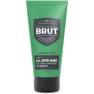 BRUT SIGNETURE SCENT 3 IN 1 ALL OVER WASH 5oz