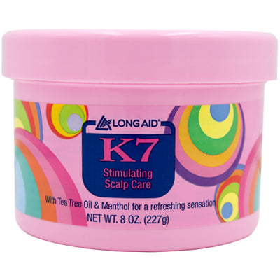 LONG AID K-7 STIMULATING SCALP CARE 8 OZ (CS/6)