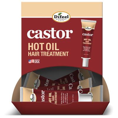 DIFEEL HOT OIL HAIR TREATMENT 1.5 OZ CASTOR (DL/36)