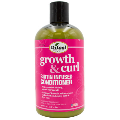 DIFEEL GROWTH & CURL BIOTIN CONDITIONER 12 OZ