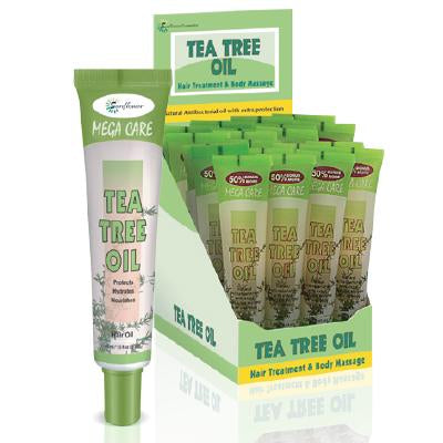 Sunflower Mega Care Hair Oil Tube 1.5 oz (DL/24) Tea Tree