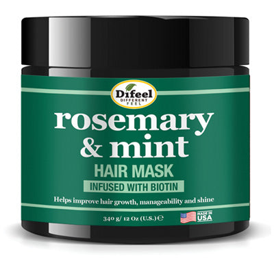 DIFEEL ROSEMARY & MINT HAIR MASK 12 OZ