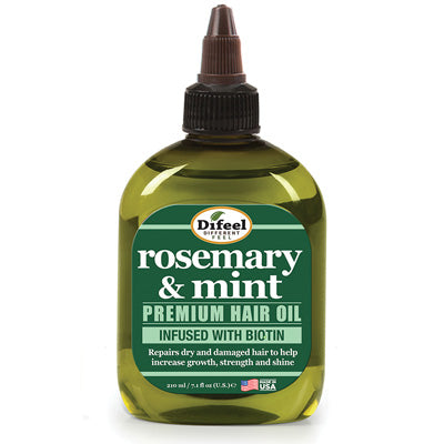 DIFEEL ROSEMARY & MINT HAIR OIL 7.1 OZ (DL/6)