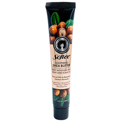 SOFTEE HAIR BODY & SCALP OIL TUBE 1.5oz SHEA BUTTER