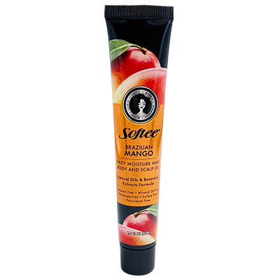 SOFTEE HAIR BODY & SCALP OIL TUBE 1.5oz BRAZILIAN MANGO