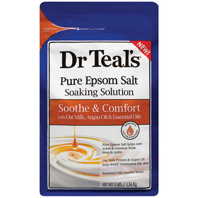 DR. TEAL'S EPSOM SALT 3 LBS SOOTHE & COMFORT (CS/4)