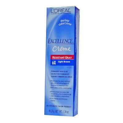 L'Oreal Excellence Prof.Creme Resistant Grey 6X Lt Brown