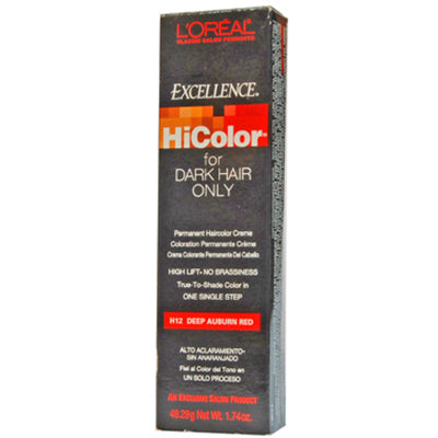 L'OREAL EXCELLENCE HICOLOR H12 DEEP AUBURN RED