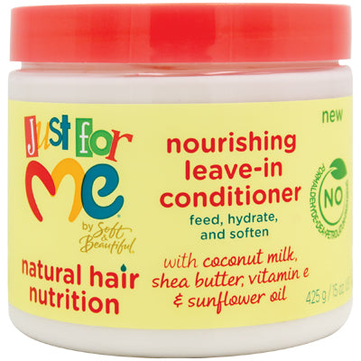 JUST FOR ME NATURAL HAIR NUTRITION LEAVE IN 15oz (CS/6)