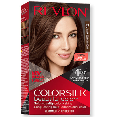 Colorsilk Hair Color #37 Dark Golden Brown #47645637