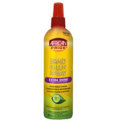 African Pride Braid Spray 12 oz Extra Shine