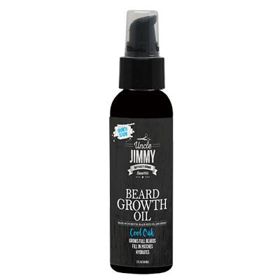 Uncle Jimmy Mens Beard Growth Oil Cool Oak 2 oz (CS/6)