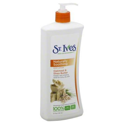 St.Ives Lotion 21oz Naturally Oatmeal & Shea Butter (CS/4)