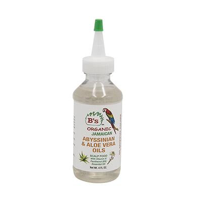 B's Organic Abyssinian & Aloe Vera Oil 4 oz