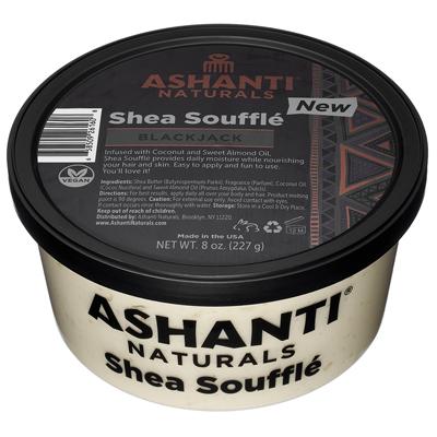 Ashanti Whipped Shea Souffle 8oz Blackjack (CS/6)