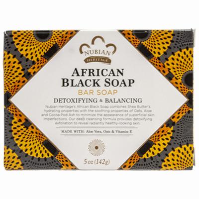 Nubian Heritage Soap 5oz(142Gr) African Black Soap (CS/24)