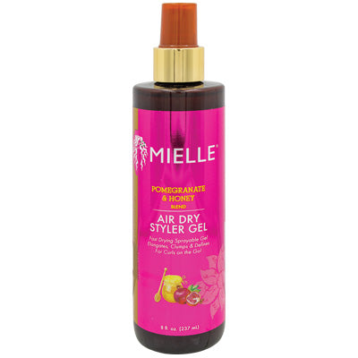 MIELLE POMEGRANATE & HONEY AIR DRY STYLER GEL 8oz (cs/6)