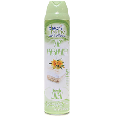 CLEAN HOME AIR FRESHENER 5in1  FRESH LINEN 9oz (cs/12)