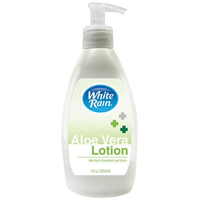 WHITE RAIN LOTION 12oz ALOE    w/PUMP