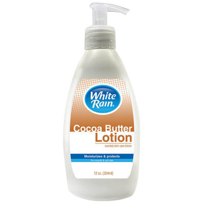 WHITE RAIN LOTION 12oz COCOA   BUTTER w/PUMP